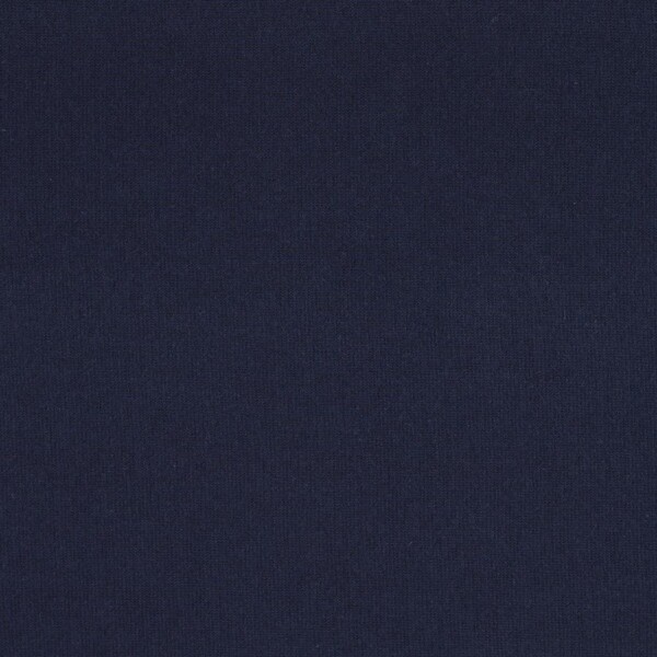 Mørk marine rib jersey metervare til ribkanter