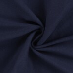 Rib - Mørk marine rundstrikket rib 230 g/m² 180 cm