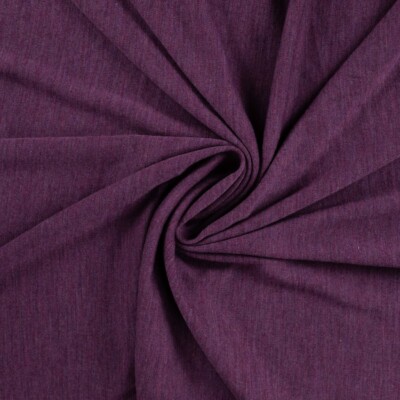 Merino uld jersey cyklam meleret metervare