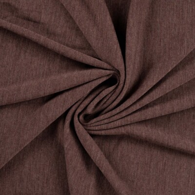 Merino uld jersey taupe meleret i 100% uld