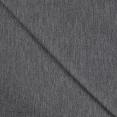 Merino wool jersey medium gray mottled fabric