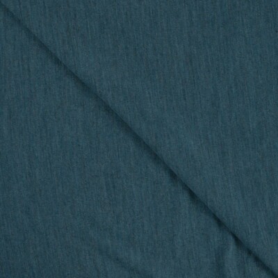 Merino wool jersey Petrol mottled texture and mottling