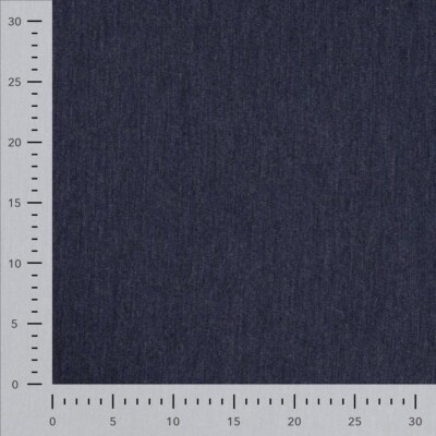Merino uld jersey Navy meleret som metervare på rulle
