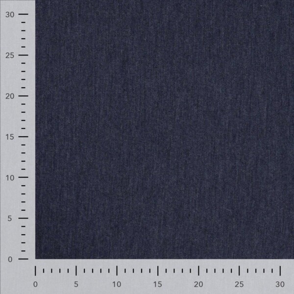 Merino uld jersey Navy meleret som metervare på rulle