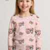 Yksityiskohta Six Seven Design Tytöt v6 jerseyprintistä