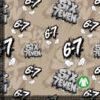 Six Seven Design v3 digiprintti jersey, 220 g/m²
