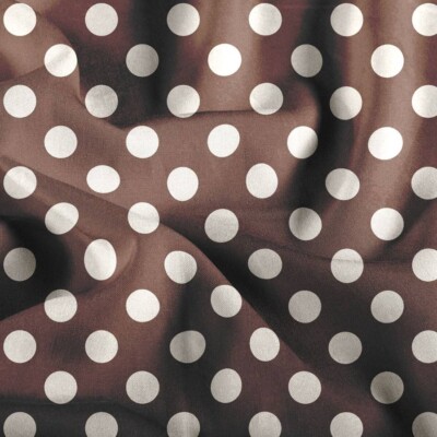 Viskoosi, jossa pisteitä - pekaani/vaaleanpunainen
