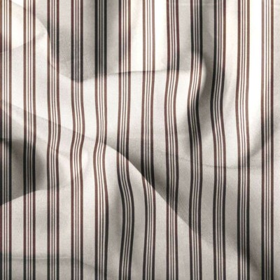 Viscose med grupperede striber - pecan/pink