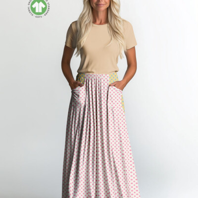 Forårs Prikker - Offwhite/Bubblegum