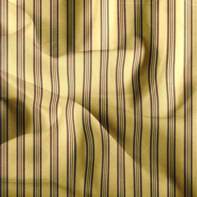 Viscose med striber - banana/pecan