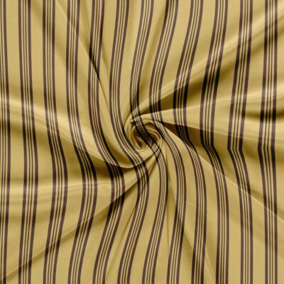 Viscose med striber - banana/pecan
