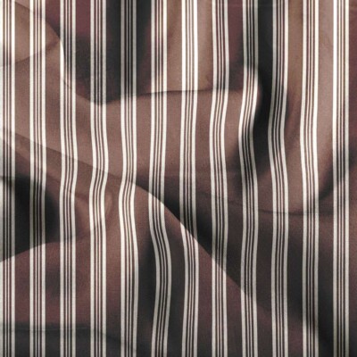 Viscose med striber - pecan/pink