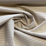 Half panama canvas with narrow beige stripes