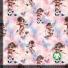 Jersey print med fodbold pige 3 i bomuld/lycra 220 g/m²