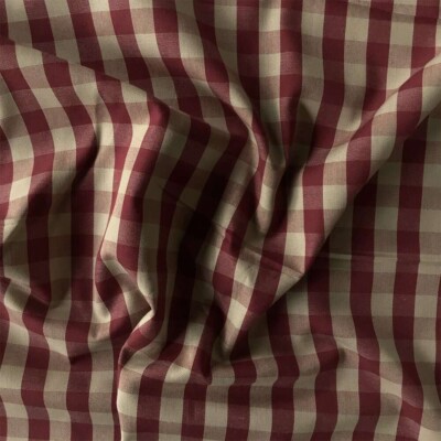 Gingham-ruutupuuvilla - punainen / offwhite - Image 4