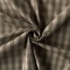 Gingham-ruudut hiekka ja offwhite, kudottu puuvillakangas 110 g/m²
