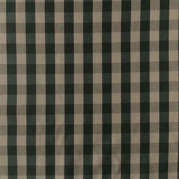 Yksityiskohta kudotusta gingham-ruutupuuvillasta hiekka/offwhite