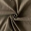 Woven cotton with sand/off-white stripes for shirts and dresses