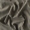 Striped canvas fabric blue/off-white in 100% cotton