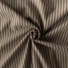 Close-up of striped cotton canvas brown/off-white, 140 cm wide