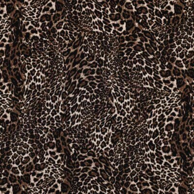 Viscose med lyst gepard print