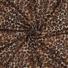 Gepardiprintti jerseyssä camel ja musta 200 g/m²