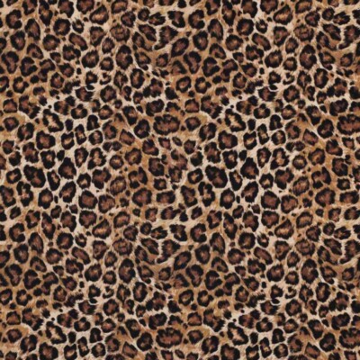 Jersey digital print i lysbrun gepard