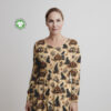 Vintage Halloween – painettu jersey-kangas 160 cm leveä