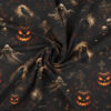 Gotisk Halloween nat jersey print stof 220 g/m²