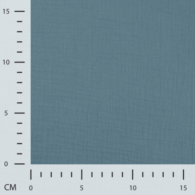Double Gauze Dusty Blue - Billede 4