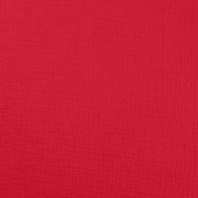 Red double gauze fabric texture