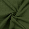 Double Gauze Dark Khaki - musliinikangas