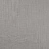 Lähikuva double gauze Silver Grey -kankaan pinnasta