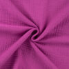 Double gauze fabric in Cyclamen