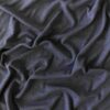 Sininen merinovilla-silkki jersey, 1x1 rib-tekstuurin yksityiskohta