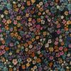 Detalje af bambus jersey med små farverige blomster – 200 g/m²