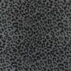 Leopardi sininen merinovilla-silkki jersey 1x1 rib-neulos 165 cm