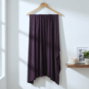 Värinäyte: violetti merinovilla-silkki rib-jersey