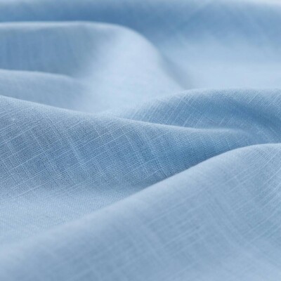 Linen fabric -- Baby blue
