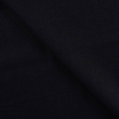 Linen fabric -- Black
