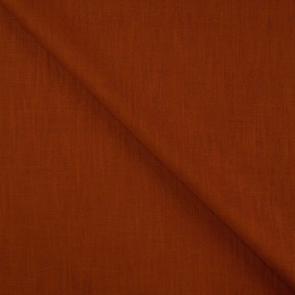 Linen fabric - Cognac