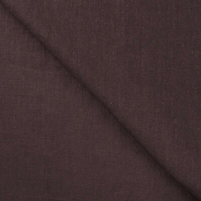 Linen fabric - Dark brown