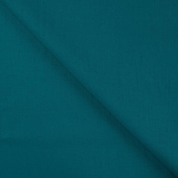 Emerald linen fabric