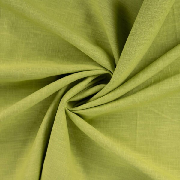 Lime linen fabric