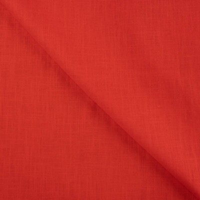 Orange linen fabric