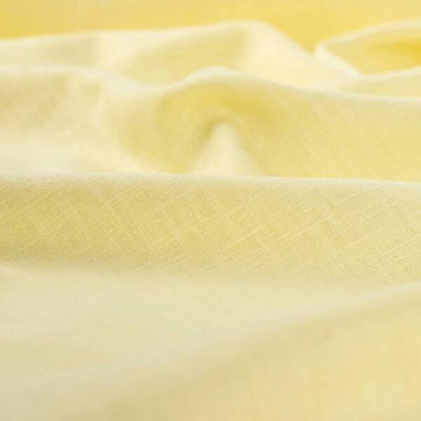 Pastel yellow -pellavakangas
