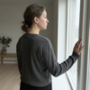 Koksgrå merinould/bambus ribjersey til basisstyles 200 g/m²