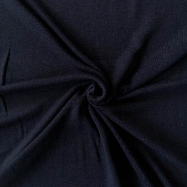 darknavy2 Dark navy merino wool jersey fabric