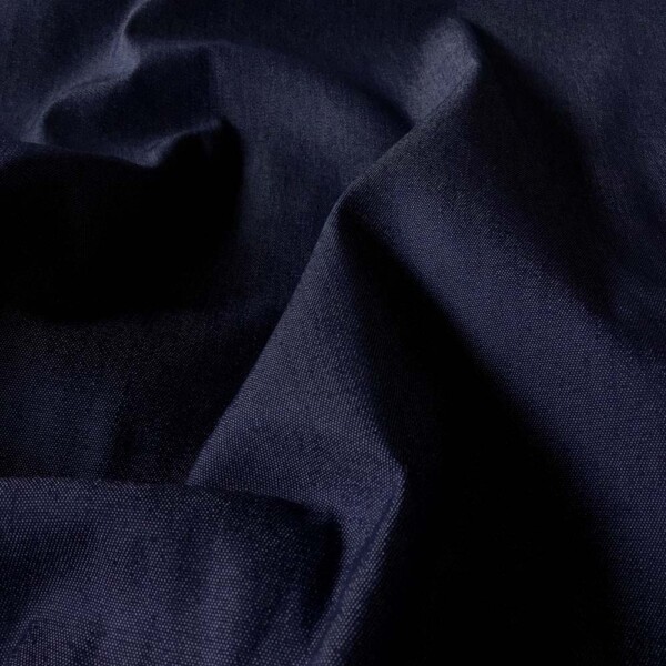 Tummansininen denim-kangas metreittäin elastaanilla, kudottu laatu