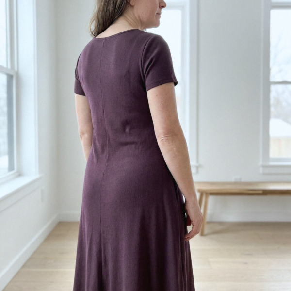 Blomme merinould silke jersey mulesing-fri certificeret